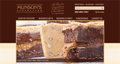 Desktop Screenshot of munsonschocolates.com
